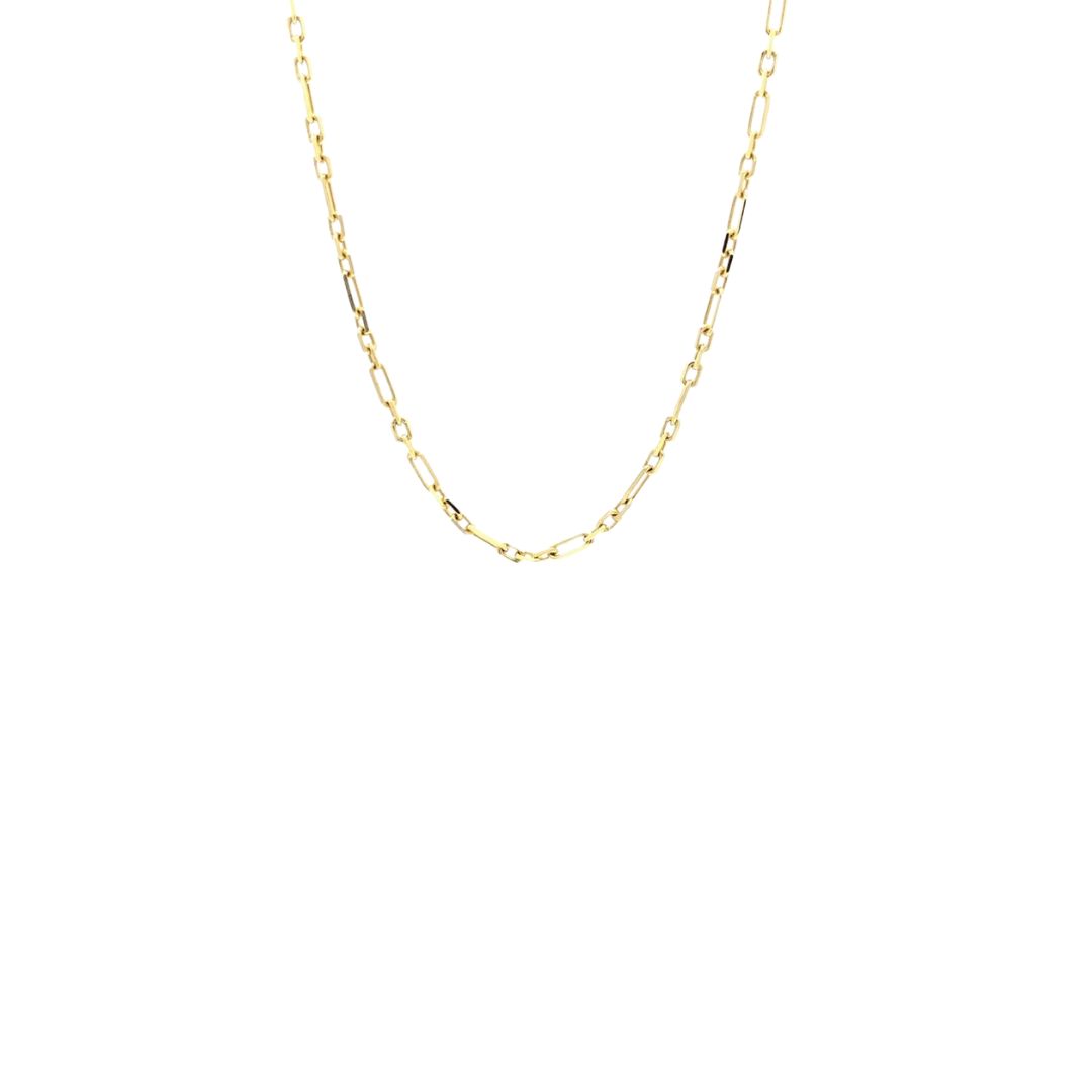 Corrente Elo Cartier 3×1 em Ouro Amarelo 18k 60cm