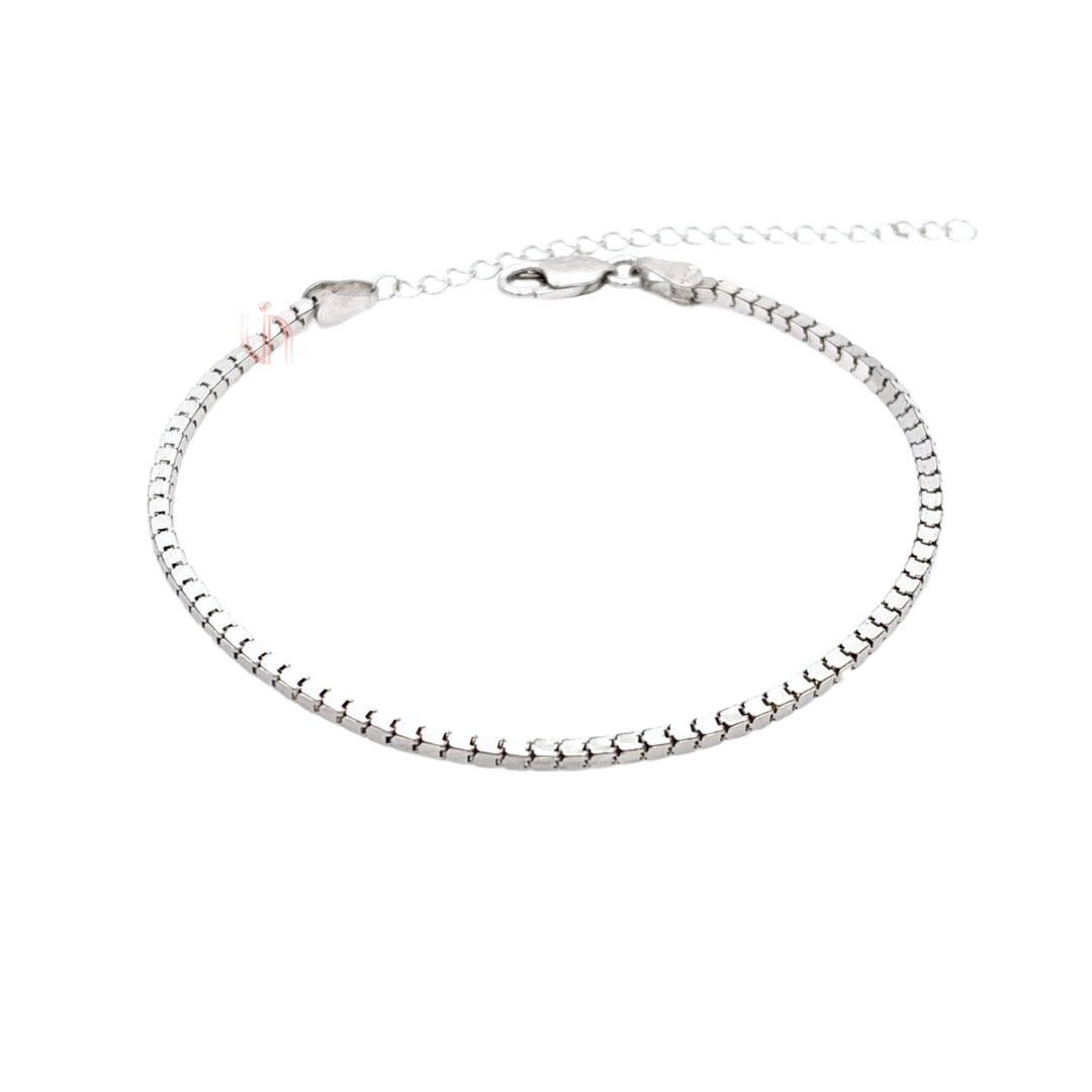 Pulseira Riviera Sem Pedra em Ouro Branco 18k