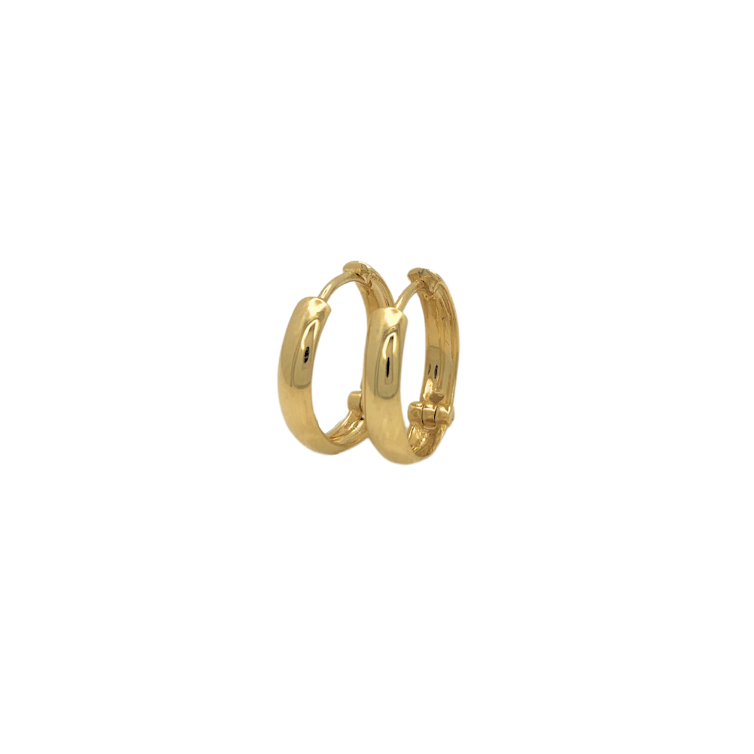 Brinco de Argola em Ouro Amarelo 18k