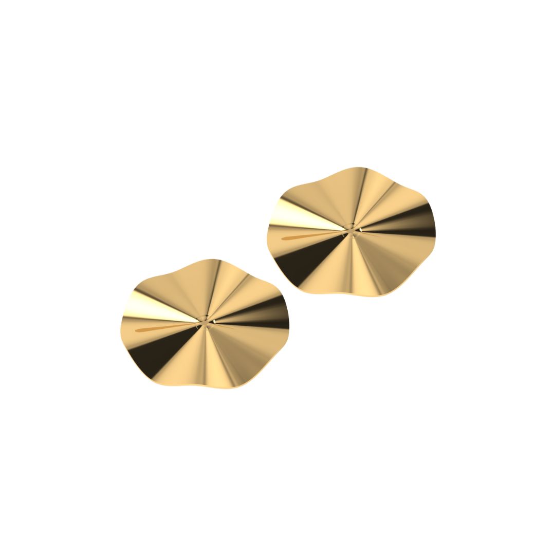 Brinco Pizza em Ouro Amarelo 18k